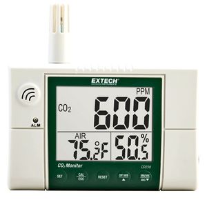 Extech Wall Mounted Indoor Air Quality, Carbon Dioxide (CO2) Meter - CO230