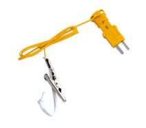 Fieldpiece K-Type Wet Bulb (sock) Thermocouple with Alligator Clip - ATWB1
