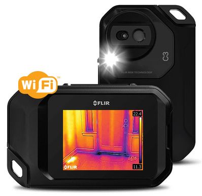 FLIR C3 Compact Professional Thermal Camera with MSX and WiFi 80 x 60 Resolution / 9Hz - 72003-0303