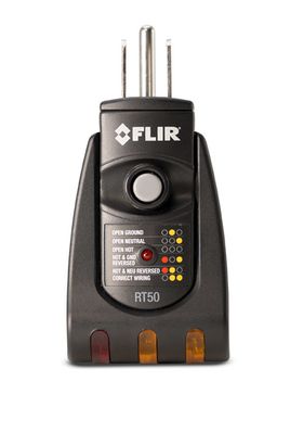 FLIR RT50 Receptacle Tester with GFCI Check