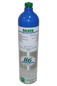 Gasco 116ES-61-10 116 Liter Single Gas (10 PPM ETO) Ecosmart Refillable Cylinder, Nitrogen Balance Gasco 116ES-61-10 116 Liter Single Gas (10 PPM ETO) Ecosmart Refillable Cylinder, Nitrogen Balance
