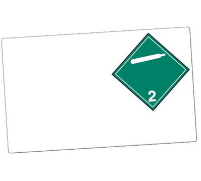 GHS Class 2.2 Dangerous Goods Laser Drum Labels (Paper), 100/Pkg - GHS1285LP