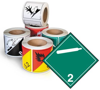 GHS Class 2.2 TDG Label (Paper) - TT22P