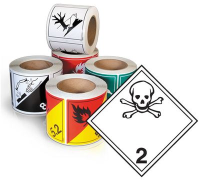 GHS Class 2.3 TDG Label (Vinyl) - TT23V
