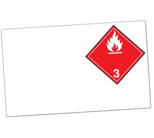 GHS Class 3 Dangerous Goods Laser Drum Labels (Paper), 100/Pkg - GHS1287LP