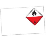 GHS Class 4.2 Dangerous Goods Laser Drum Labels (Paper), 100/Pkg - GHS1289LP