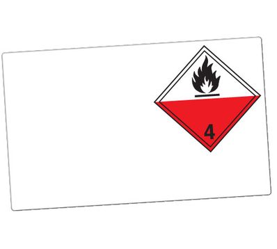 GHS Class 4.2 Dangerous Goods Laser Drum Labels (Paper), 100/Pkg - GHS1289LP