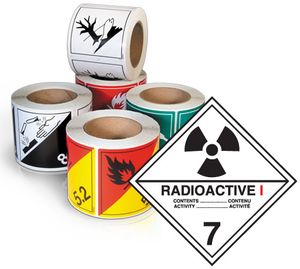 GHS Class 7.1 TDG Label (Paper) - TT71P GHS Class 7.1 TDG Label (Paper) - TT71P