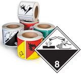 GHS Class 8 TDG Label (Paper) - TT80P