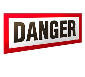 GHS Danger Word Placard - GHS1275