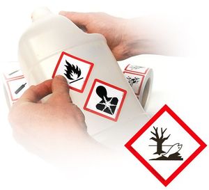 GHS Environment Pictogram Labels (2" x 2"), 500/roll - GHS1311 GHS Environment Pictogram Labels (2" x 2"), 500/roll - GHS1311