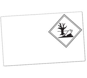 GHS Environmental Dangerous Goods Laser Drum Labels (Paper), 100/Pkg - GHS1296LP