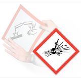 GHS Exploding Bomb Pictogram Placard (10.75" x 10.75") - GHS1268