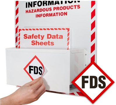 GHS FDS Awareness 4" x 4" Label (25/pack) - GHS1302