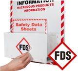 GHS FDS Awareness 4" x 4" Label (25/pack) - GHS1302