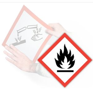 GHS Flame Hazard Pictogram Placard (10.75" x 10.75") - GHS1270