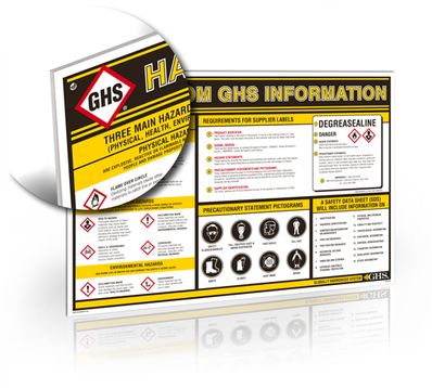 GHS Flextop Wall Chart (24" x 36") - GHS1053 GHS Flextop Wall Chart (24" x 36") - GHS1053