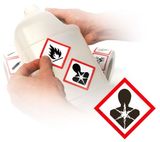 GHS Health Hazard Pictogram Labels (2" x 2"), 500/roll - GHS1308