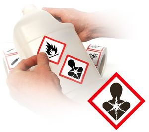 GHS Health Hazard Pictogram Labels (2" x 2"), 500/roll - GHS1308 GHS Health Hazard Pictogram Labels (2" x 2"), 500/roll - GHS1308