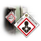 GHS Health Hazard Pictogram Tag (25/pk) - GHS1059