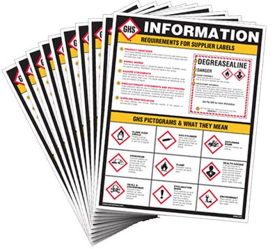 GHS Information Decal (10/pkg) - GHS1047