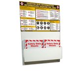 GHS Information Station with 2 Binders (24" x 36"), English/Spanish - GHS1038