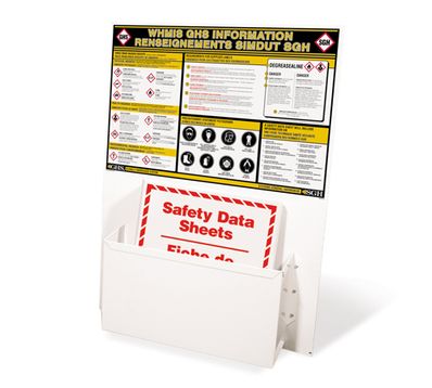 GHS Information Station with Binders (18" x 24"), English/French - GHS1072