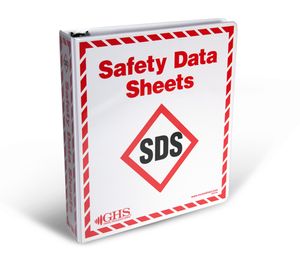 GHS SDS Binders with A-Z Dividers - GHS1008