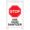 GHS STOP Use Hand Sanitizer A-Frame Floor Sign - ASF1012