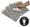GHS Vapor Respirator PPE Hazard Class Pictogram Label (1/2"), 1820/Pad - GHS1235