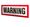 GHS Warning Word Placard - GHS1276