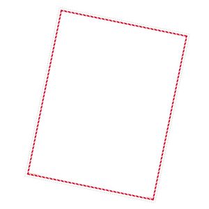 GHS Workplace Laser Labels, Red Border, 1up (8.5" x 11") - GHS1278LP
