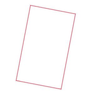 GHS Workplace Laser Labels, Red Border, 1up (8.5" x 14") - GHS1277LP