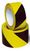 GHS Yellow/Black Aisle Marking Conformable Tape (1" x 108') - WT2100