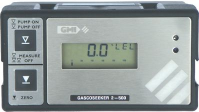 GMI Gascoseeker 2-500 Portable Gas Leak Measurement Device (ATEX Approved) - 12212