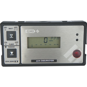 GMI PPM Gasurveyor 500 Portable Gas Detector, Search, PPM, LEL, Volume (Alkaline) - 42500