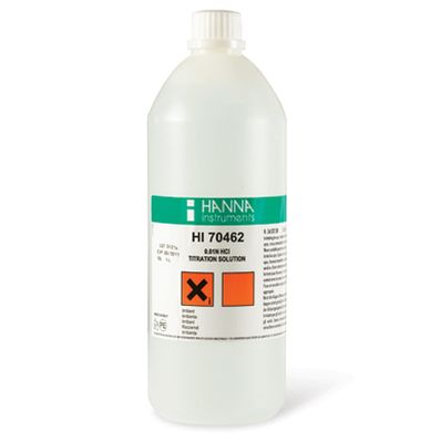 Hanna 0.01 N HCl Titration Reagent, 1 Liter - HI70462 Hanna 0.01 N HCl Titration Reagent, 1 Liter - HI70462