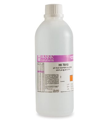 Hanna 10.01 pH Buffer Solution 1 x 500 mL bottle - HI7010L