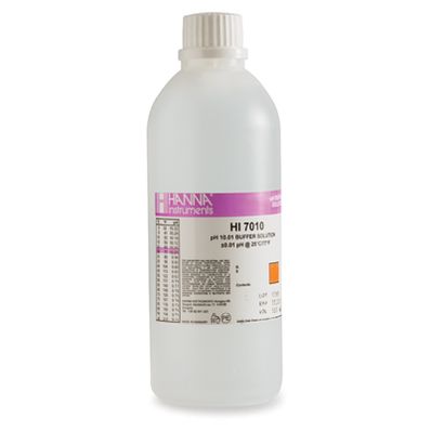 Hanna 10.01 pH Buffer Solution 1 x 500 mL bottle - HI7010L/C
