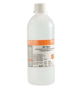 Hanna 111800 S/cm EC Solution, 500 mL Bottle - HI7035L