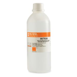 Hanna 12.41 g/L (ppt) TDS Solution, 500 mL Bottle - HI7036L