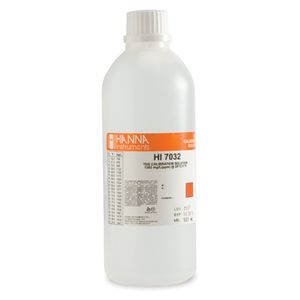 Hanna 1382 mg/L (ppm) TDS Bottle, 500 mL Bottle - HI7032L