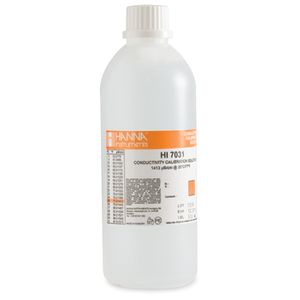 Hanna 1413 µS/cm EC Solution, 500 mL Bottle - HI7031L/C Hanna 1413 µS/cm EC Solution, 500 mL Bottle - HI7031L/C