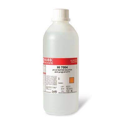 Hanna 4.01 pH Buffer Solution 1 x 500 mL bottle - HI7004L/C