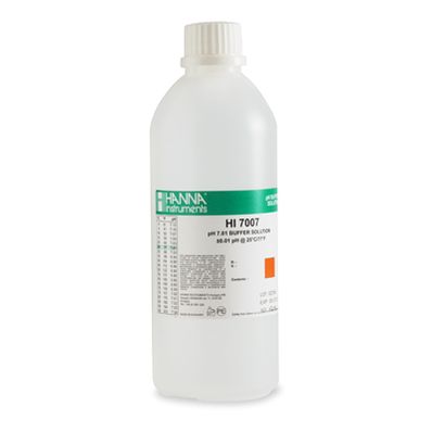 Hanna 7.01 pH Buffer Solution 1 x 500 mL bottle - HI7007L/C