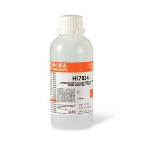 Hanna 80000 µS/cm EC Solution, 230 mL Bottle - HI7034M Hanna 80000 µS/cm EC Solution, 230 mL Bottle - HI7034M