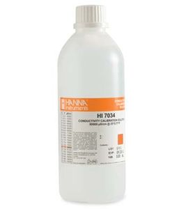 Hanna 80000 µS/cm EC Solution, 500 mL Bottle - HI7034L Hanna 80000 µS/cm EC Solution, 500 mL Bottle - HI7034L