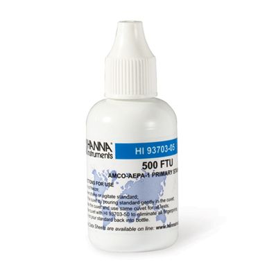 Hanna AMCO-AEPA-1 Calibration Solution at 500 FTU (30 mL) - HI93703-05