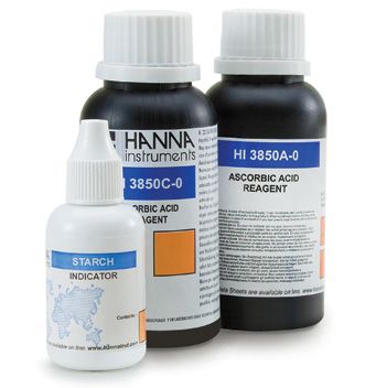 Hanna Ascorbic Acid (C6H8O6) Reagent Set - HI3850-100