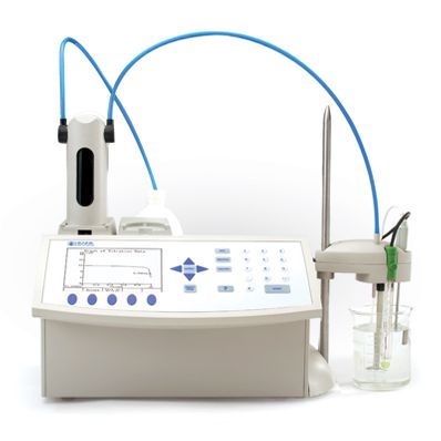 Hanna Black & White Automatic Titration System with 2 buretts, stirrer HI1131B, 4, 7, 10 buffers - HI901-01X